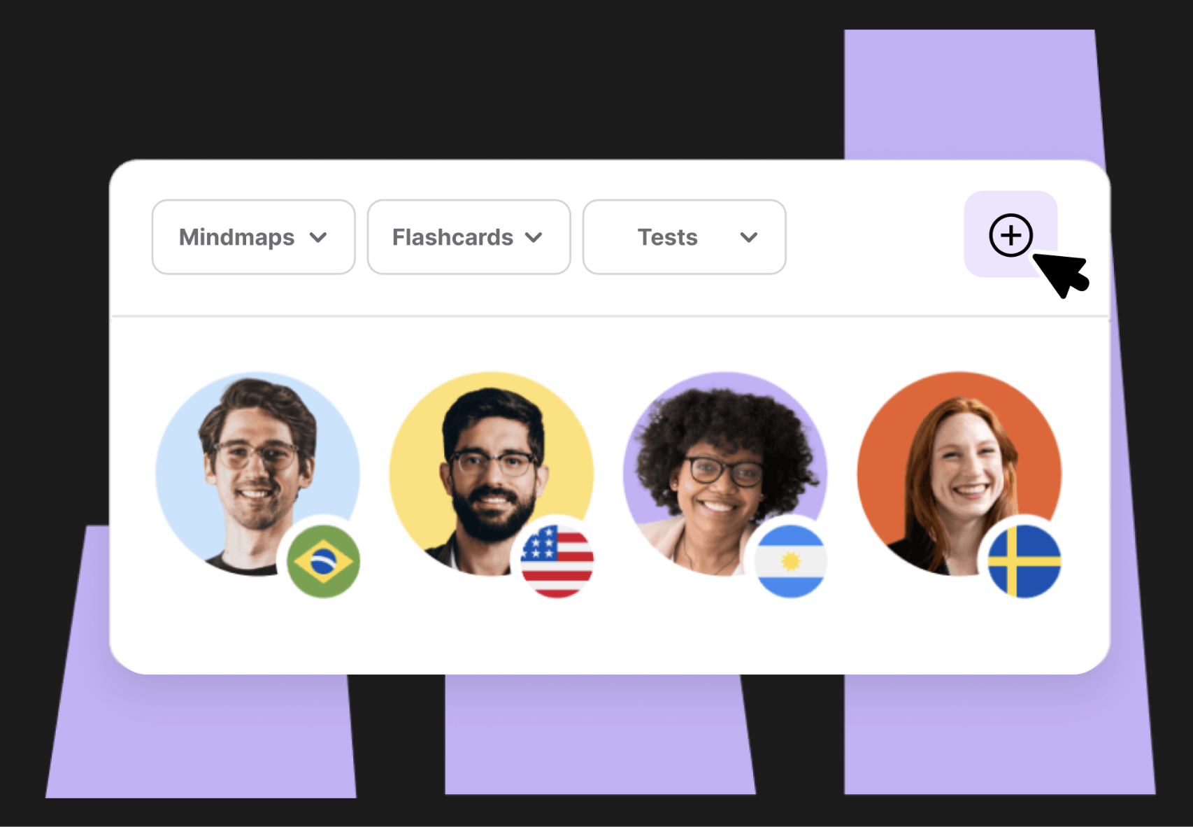 Visualisation of 10,000+ students learning with StudyStash